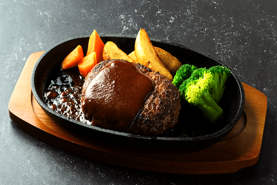 【10%OFF】牛100%ハンバーグ｜特別製法で肉汁たっぷり｜大判200gで満足感！