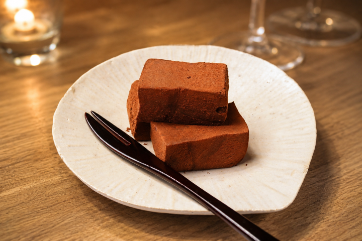 チョコわらびもち｜女性人気実績あり｜ひとくちデザート（レンジで即提供！）