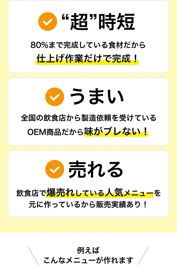 シコメルストアのランチメニューで解決